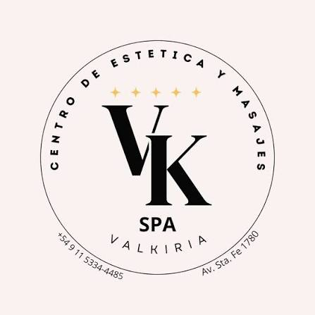 Logo oficial de VK SPA Valkiria, centro de estética y masajes